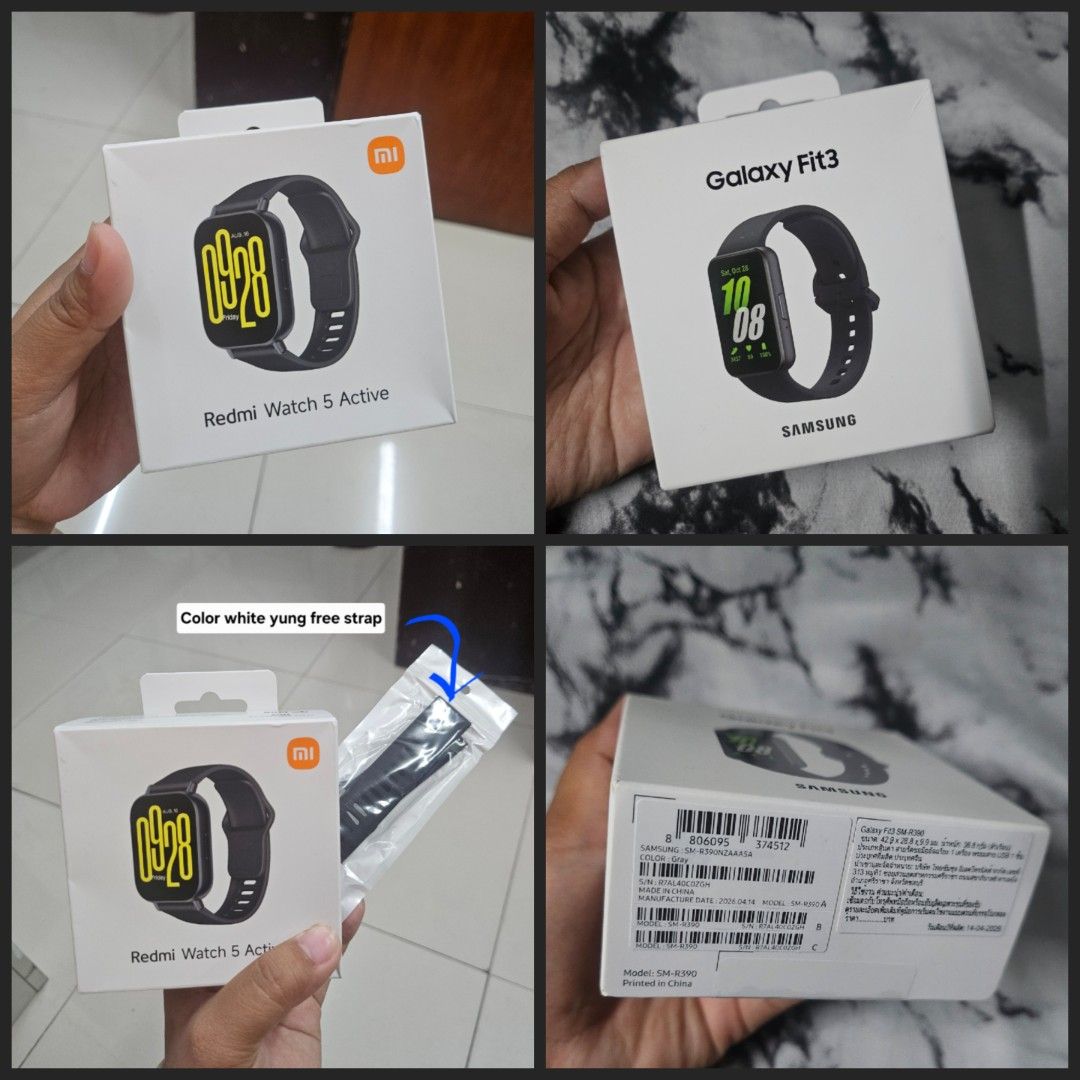 Xiaomi Redmi Watch 5 Active Smartwatch with Free Strap (Category: Wearables & Smart Watches) located in Taguig. Submitted by alelinics (Listing ID 1450348953, Image 3). Description: - Xiaomi Redmi Watch 5 Active - Comes with original box - FREE white strap included - Ideal for fitness and activity tracking - User-friendly and stylish design Xiaomi Active Watch 5 | Black 💸1,800 ❗️1,500 if pickup 📌 Taguig / Bataan ❗️BRANDNEW (Opened only to check