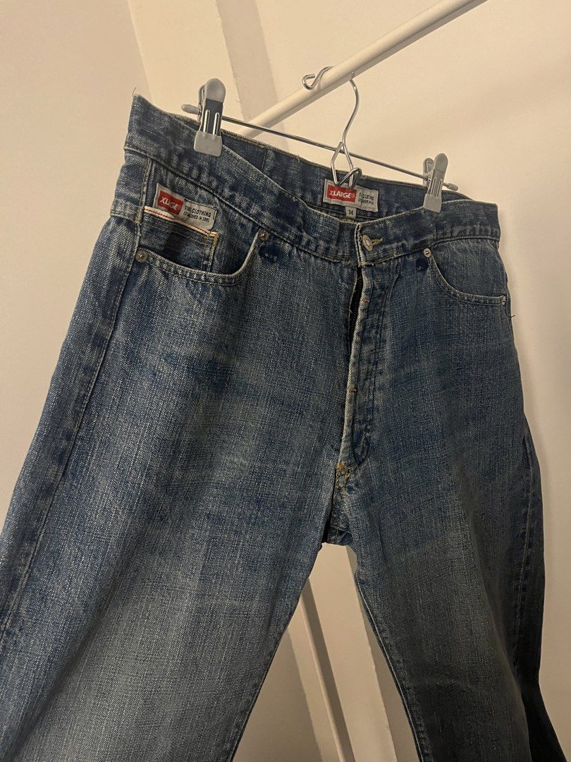 Xlarge selvedge denim (Category: Jeans) located in Manila. Submitted by mjane333 (Listing ID 1450475260, Image 2). Description: - Brand: Xlarge - Type: Selvedge Denim Jeans - Size: 34 - Condition: Used (Good) - Features: Classic selvedge detail - Meetup Location: Greenbelt Mall, Makati.
