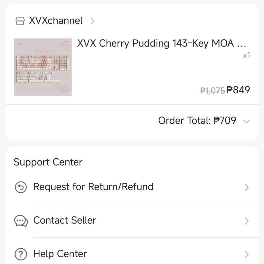 XVX PBT Keycaps Set - Cherry Pudding 143 (Category: Computer Keyboard) located in Quezon City. Submitted by addyyy19 (Listing ID 1450517038, Image 3). Description: - XVX PBT Keycaps - Pink and White colorway - Full set compatible with most mxn - Suitable for ANSI Layouts - Comes with original box HONEST ISSUE: - a bit faded 'WSDA' keys - missing 'end', 'prtsc', and 'home' keys (but can be replaced with other keys) - missing orig keycaps puller .