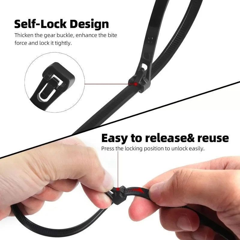 ZIP TIE FOR DESKTOP PC CABLE MANAGEMENT (100PCS) 3mm*150mm (Category: Cables & Adaptors) located in Quezon City. Submitted by victr2 (Listing ID 1450496351, Image 3). Description: ZIP TIE FOR DESKTOP PC CABLE MANAGEMENT (100PCS) 3mm*150mm Description: 【Premium Quality】 Made of industrial strength nylon, cable ties can be very flexible with Heat resistance. Temperature tolerance from -40 to 85 degrees C or -40 to 185 degrees F, weather and UV resi