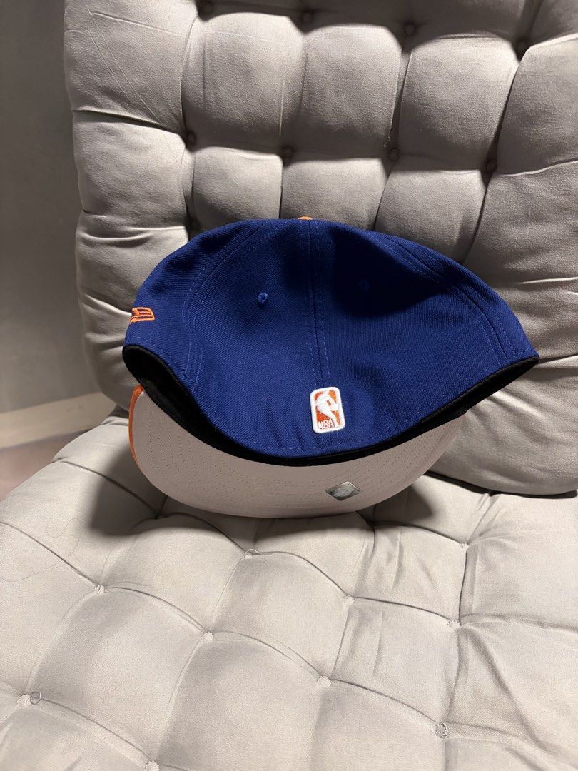 2 TONE NY KNICKS CHAMP2026 NE FITTED HAT (Category: Caps & Hats) located in Imus. Submitted by stlogalleryph (Listing ID 1450670371, Image 3). Description: AVAILABLE SZS: 7 , 7 1/8 , 7 1/4 , 7 3/8 , 7 1/2 , 7 5/8 OEM.