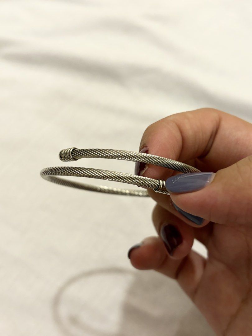 4 FREE charms + silver adjustable bangle (Category: Bracelets) located in Marikina City. Submitted by cherie.470 (Listing ID 1450643438, Image 2). Description: - color: silver - brand: unknown dm for price nego #TAGS: y2k vintage retro baddie style early 2000s 90s whimsy unique detail niche soft cute stretchy casual angelcore autumn summer spring academia babydoll blokette balletcore aesthetic cottagecore dollete downtown girl fairycore korean ja