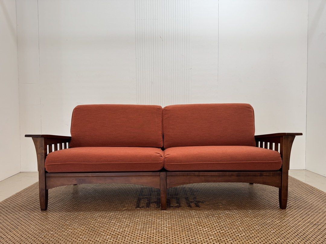 4 seater sofa (Category: Sofas) located in Quezon City. Submitted by matetdevis13 (Listing ID 1450690568, Image 1). Description: Elegant Solidwood 4-Seater Sofa Fully Washable Price: 18,500 L84.5 x W33 x H36/19 In good condition Code JMD105-GA13.