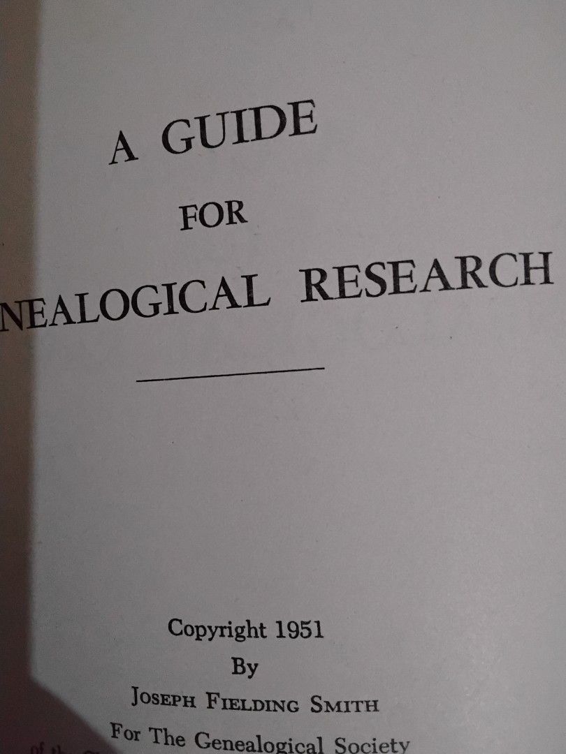 A Guide For Genealogical Research (Category: Textbooks) located in Manila. Submitted by completinggaddiscollection (Listing ID 1450698204, Image 3). Description: .
