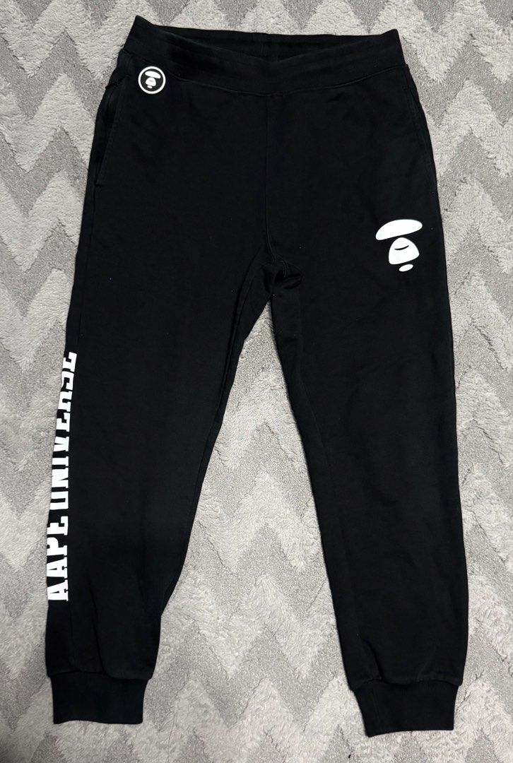 Aape By A Bathing Ape - Camo Sweatpants (Category: Joggers) located in Cavite. Submitted by commoncourtesy (Listing ID 1450734930, Image 1). Description: Size Medium.