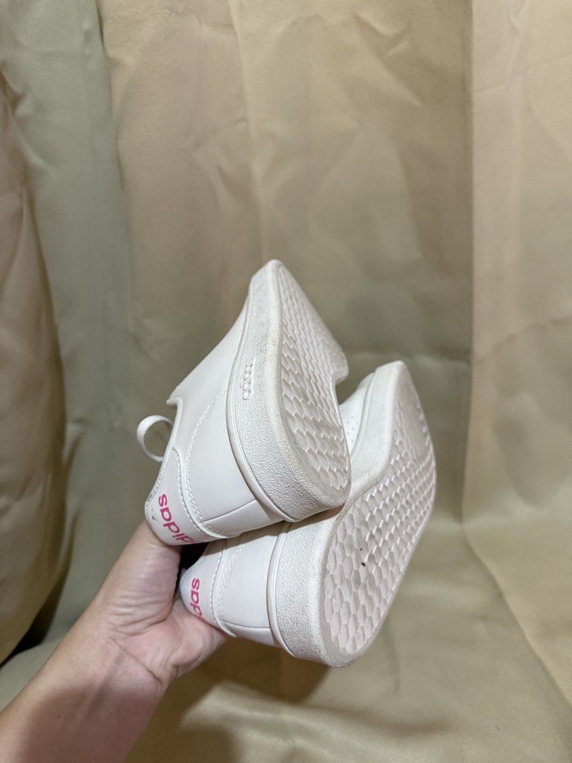 ADIDAS white sneakers US 6 1/2 (Category: Sneakers) located in Cabanatuan. Submitted by pixiecollections (Listing ID 1450602507, Image 3). Description: Adidas White Sneakers like new Size US 6 1/2 Womens RFS: decluttering.