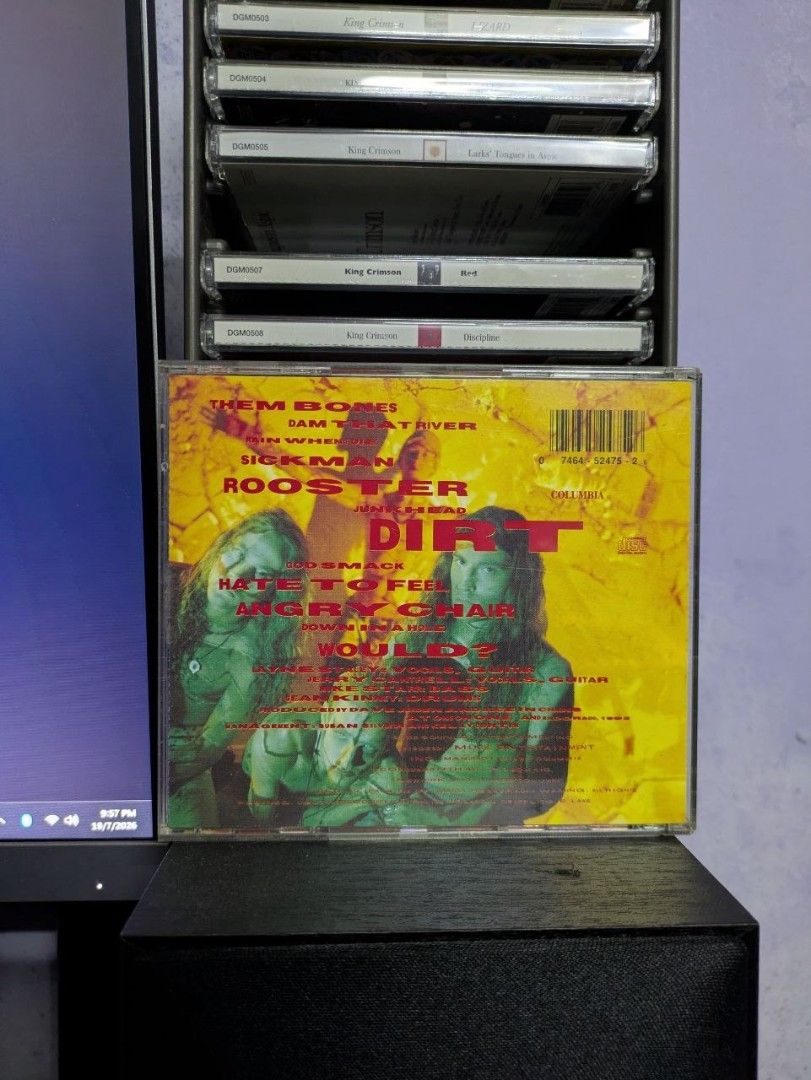 Alice in Chains - Dirt CD (Category: CDs & DVDs) located in Klang. Submitted by aizizia (Listing ID 1450683818, Image 3). Description: - Alice in Chains Dirt CD Harga tak termasuk pos.