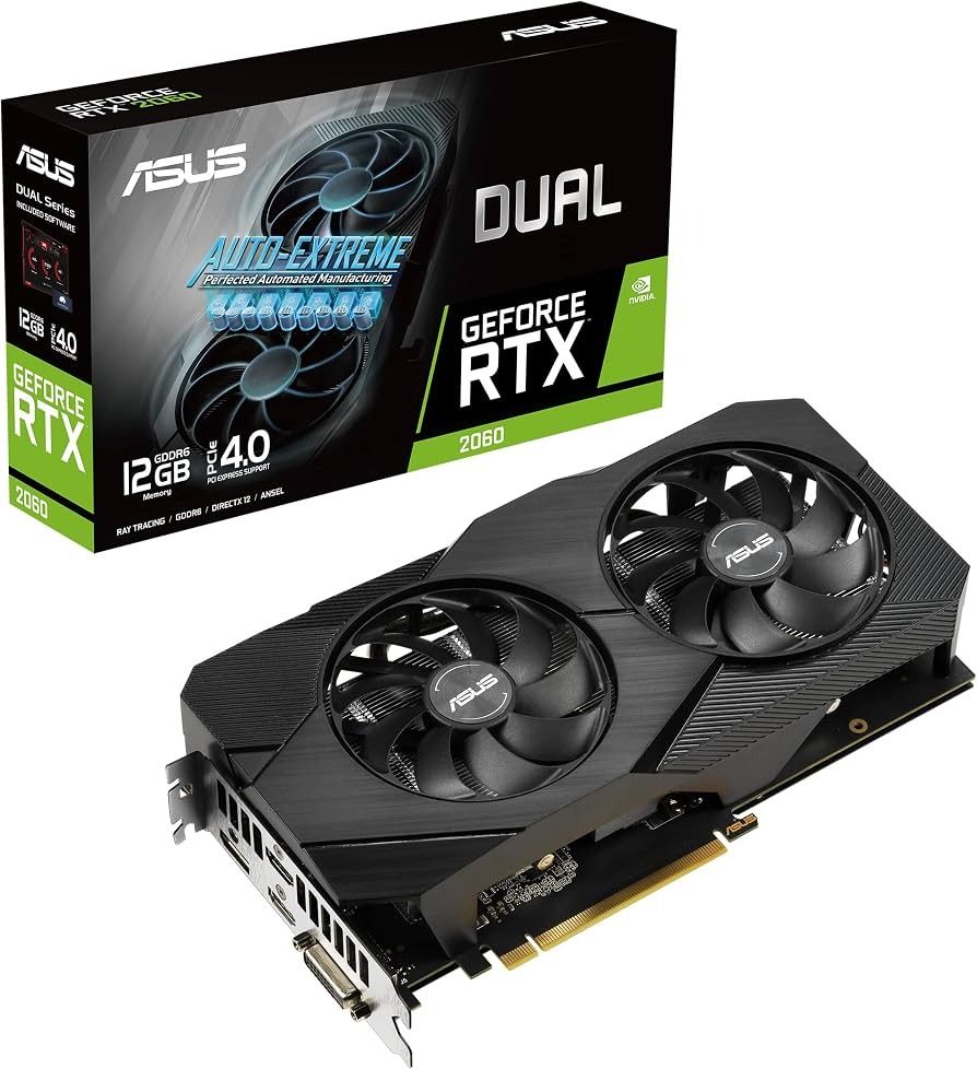 ASUS DUAL GeForce RTX 2060 12GB Graphics Card