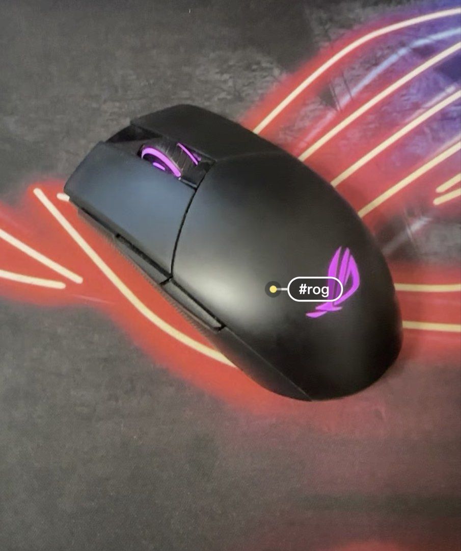 asus rog strix impach ll wireless gaming mouse