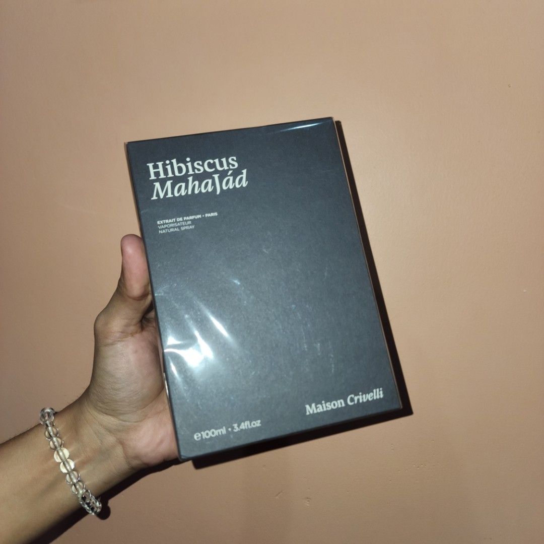 AUTHENTIC MAISON CRIVELLI HIBISCUS MAHAJAD 100ml (Category: Fragrance & Deodorants) located in Quezon City. Submitted by rjdeclutterings (Listing ID 1450673015, Image 1). Description: AUTHENTIC. PLS CHECK MY PAGE "AJASCENT PARFUMS 2" FOR VOUCHES. YOU CAN ALSO CHECK MY PROFILE FOR REVIEWS. I ONLY SELL AUTHENTIC ITEMS FROM TESTED AND TRUSTED SOURCES. 📍BATASAN, QC.
