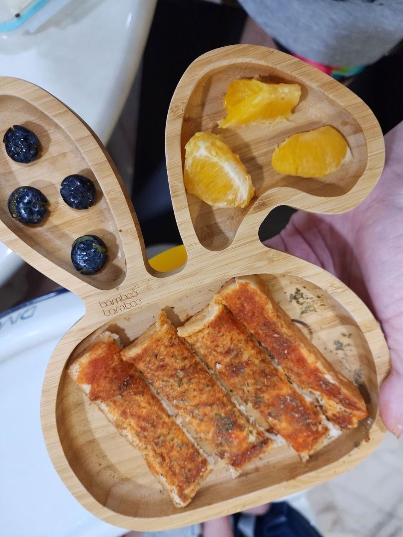 Bamboo Bamboo Bunny Plate for Toddlers (Category: Weaning & Toddler Feeding) located in Mandaluyong City. Submitted by adlardtech (Listing ID 1450551507, Image 3). Description: £16.99 Want a spill-proof plate you can use as your child grows? This bunny plate has small sections for separating foods of different consistencies and a large one to accommodate growing toddlers. Curved edges are ideal for children learning to scoop... Rest assured that 