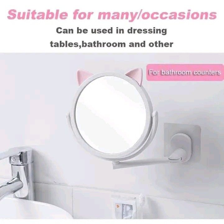 Bathroom Household Foldable Makeup Mirror Wall-Mounted Mirror With Cute Design (Category: Other Home Appliances) located in Manila. Submitted by vannie30 (Listing ID 1450537855, Image 2). Description: .