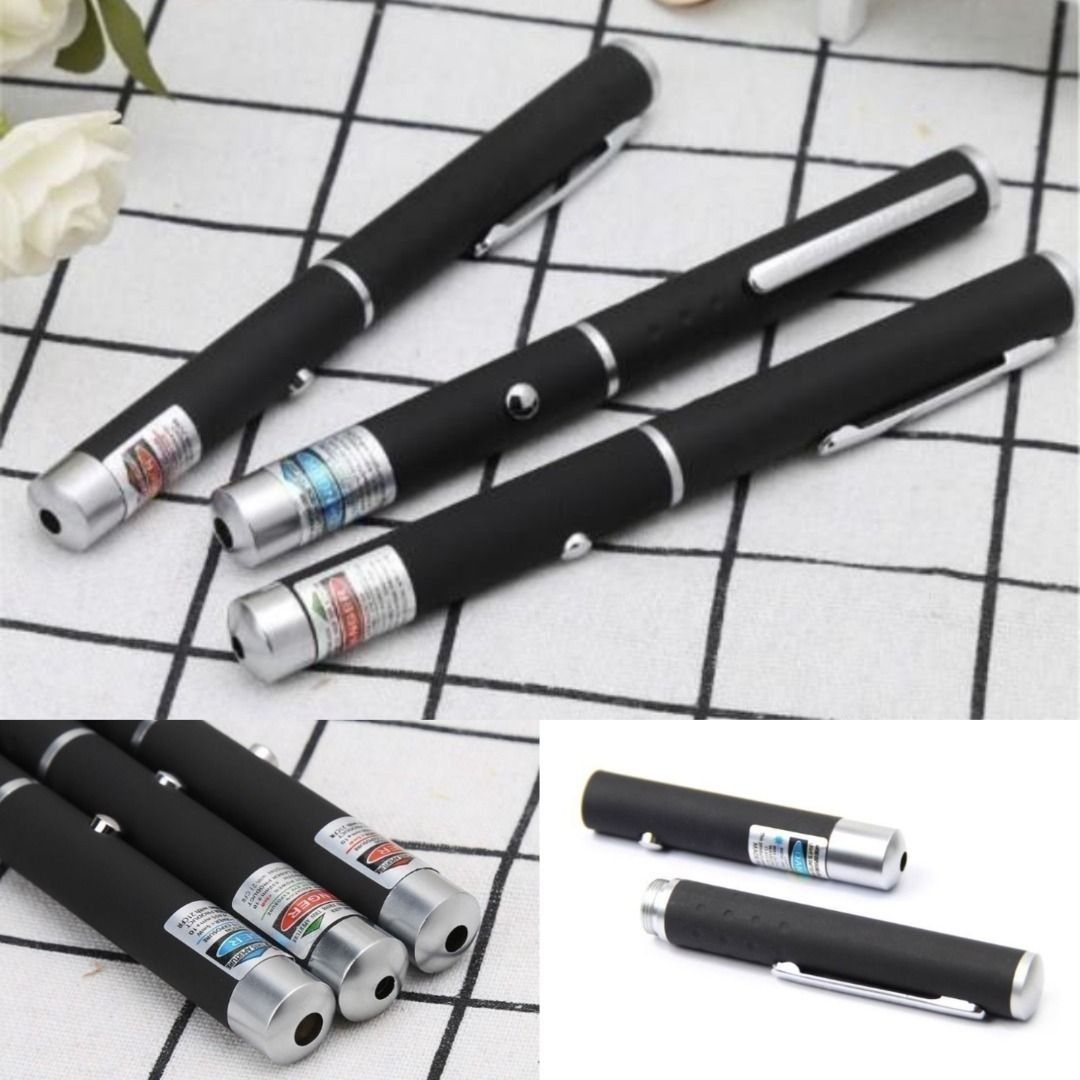 Black Laser Pointer (Category: Stationery & School Supplies) located in Singapore. Submitted by dearest_a_ (Listing ID 1450643582, Image 1). Description: Pointer Pen SAVFY Professional Condition: Brand new Green Up to 500~1000 meters 5mW Wavelength: 650nm Range AAA Batteries x2 (not included) Size: 14x155mm Mailing is available too .