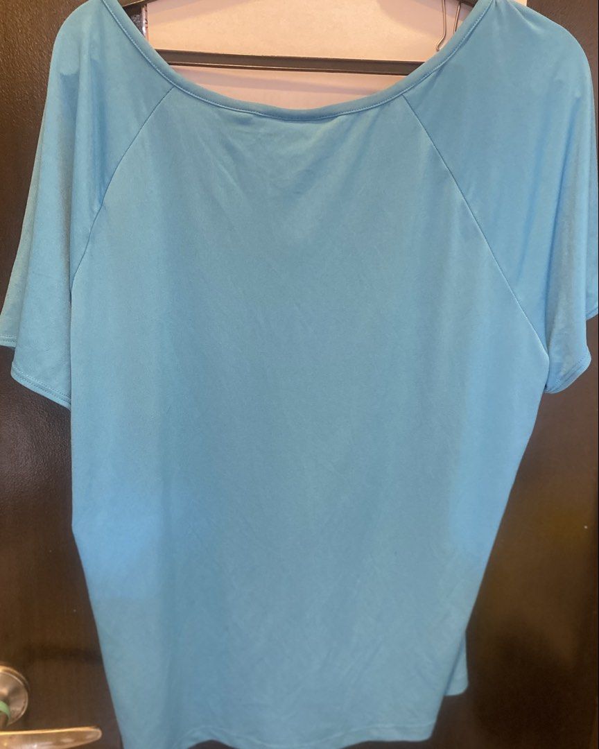 Blouse blue short sleeves (Category: Blouses) located in Quezon City. Submitted by bebothann (Listing ID 1450651460, Image 3). Description: Light blue short sleeves blouse XL made in vietnam Bought in Guam Sag harbor stretch Accepts gcash payment.