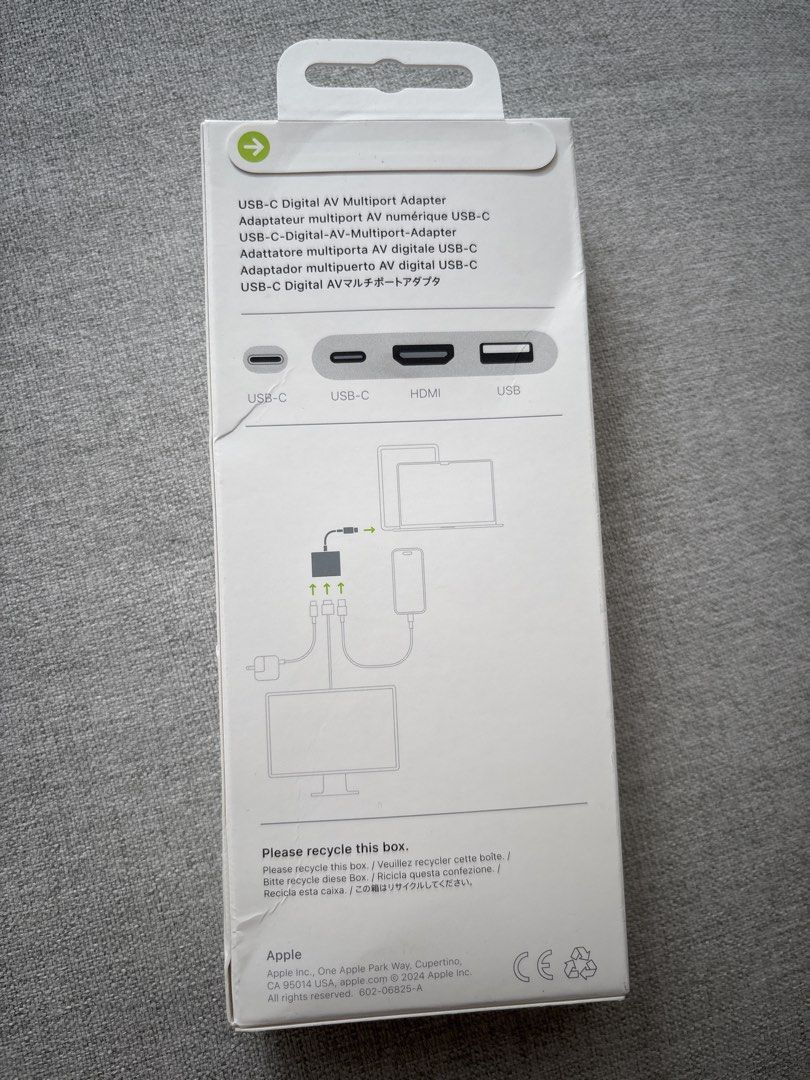 BNIB Apple USB-C to Digital AV Multiport Adapter515805874865448961