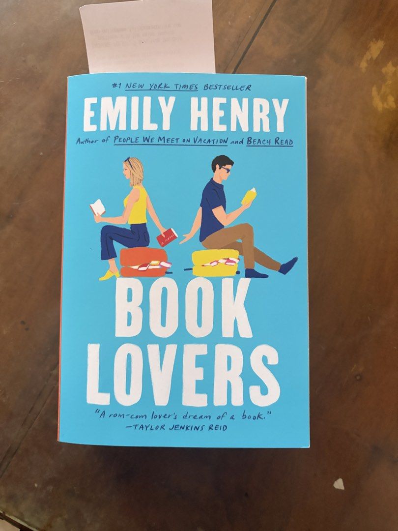 Book Lovers by Emily Henry (Category: Storybooks) located in Cagayan de Oro. Submitted by coffee.bin (Listing ID 1450655858, Image 1). Description: ‼️Bought from Fully Booked 30% off original price No annotations, foxing, or tears. Slight yellowing only on one side of the book (bottom part). Recently bought from Fully Booked (07/16/26) View pictures for condition of the book. Book will be wrapped with thick plastic cover before shipping. .