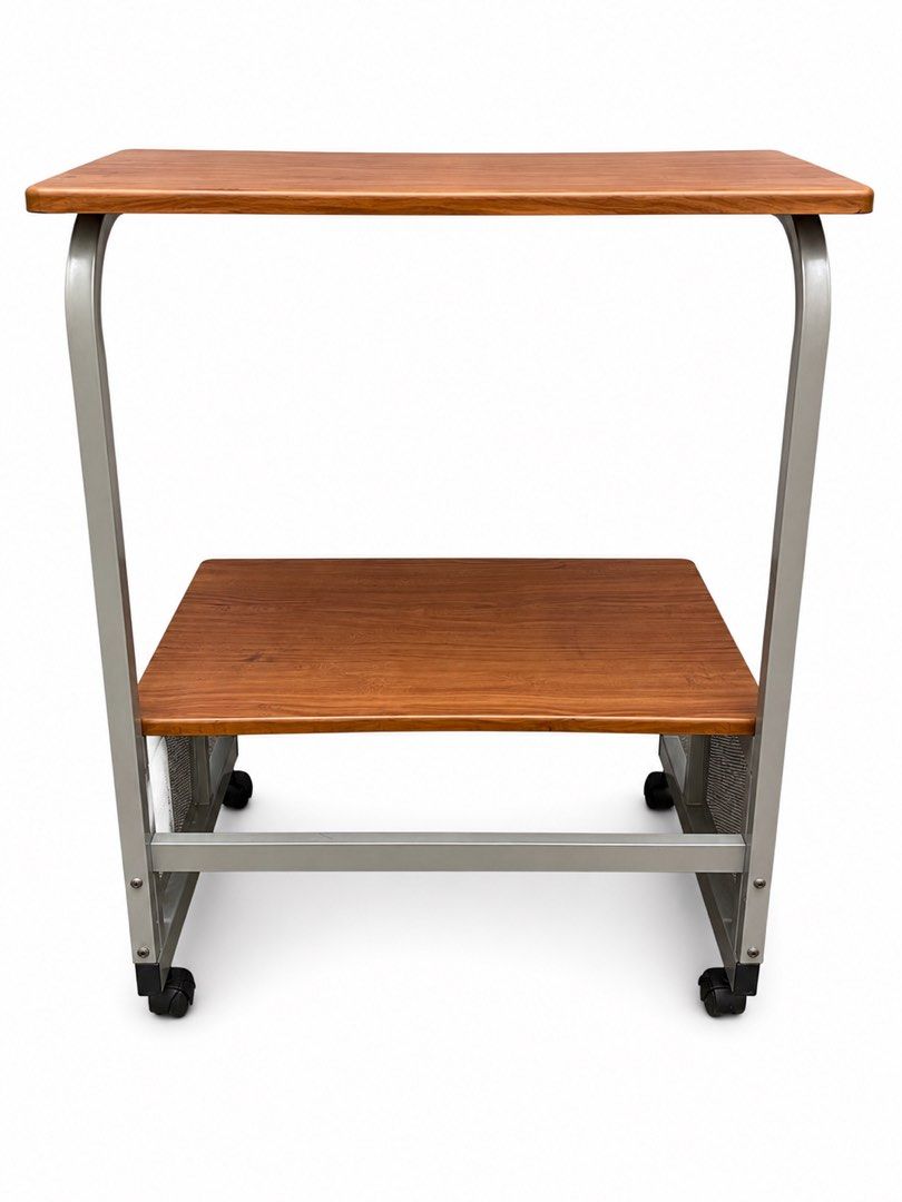 Computer Table (Category: Shelves, Cabinets & Racks) located in Manila. Submitted by graceeeann (Listing ID 1450621046, Image 2). Description: For sale SECOND HAND HEAVY DUTY COMPUTER TABLE H: 95cm W: 50 cm L: 75 cm ✅Sturdy pa ang bawat gulong and makakapal na bakal ang ginamit good for computer and printer table Reason for selling masyadong malaki for me. I buy this for 3999 sa mall but will sell 1k nalang may Tawad for sure buyer ‼️may sign of 