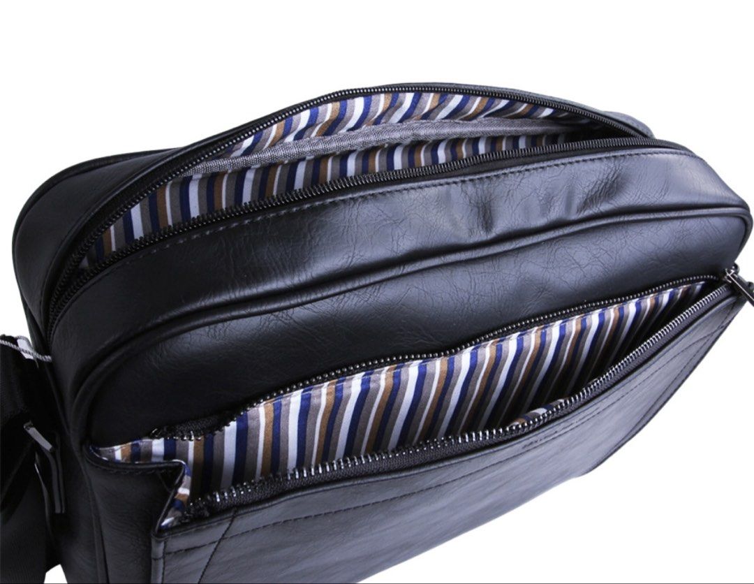 David Jones Black Shoulder Bag (Category: Luxury Bags & Wallets) located in Mexico. Submitted by 3everything (Listing ID 1450721664, Image 3). Description: - Brand: David Jones - Color: Black - Exterior: Front zip pocket - Interior: Main compartment with internal pockets and laptop compartment - Strap: Adjustable - Ideal for: Daily use, travel - Condition: Clean interior Location Pampanga .