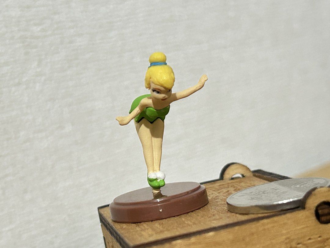 Disney Tinkerbell Mini Figurine Toy (Category: Figurines & Statues) located in Pateros City. Submitted by cleanmycloset (Listing ID 1450649776, Image 1). Description: - Adorable Tinkerbell figurine - Fun, adventurous pose - Ideal for Disney fans and collectors - Small and highly detailed - Great for display purposes - A fun collectible piece.