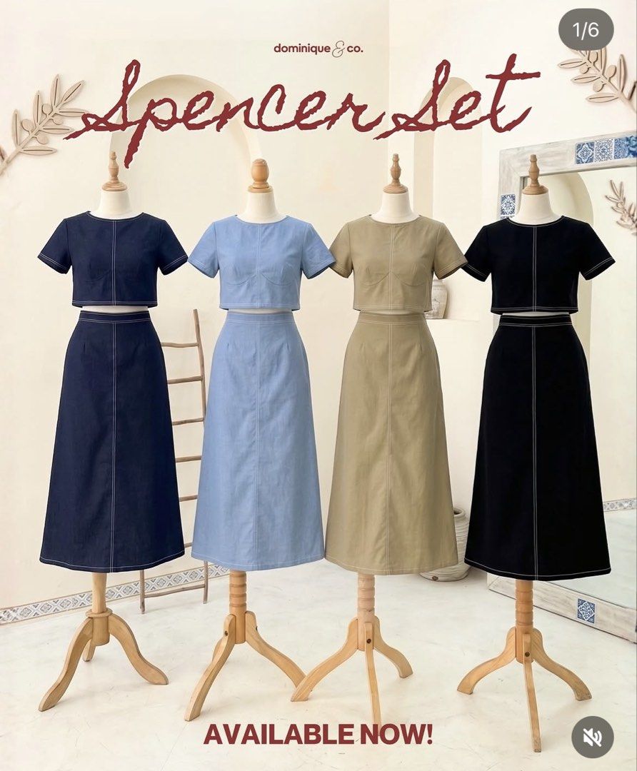 Dominique & Co Spencer Set | Large (Category: Sets or Coordinates) located in Cainta. Submitted by busygirls.closet (Listing ID 1450619080, Image 2). Description: Size: Large RFS: a bit big on mee used only once .
