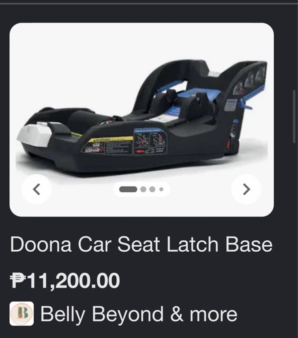 Doona + car seat and stroller with latch base (Category: Strollers) located in Calamba. Submitted by tinywishshop (Listing ID 1450597669, Image 3). Description: .