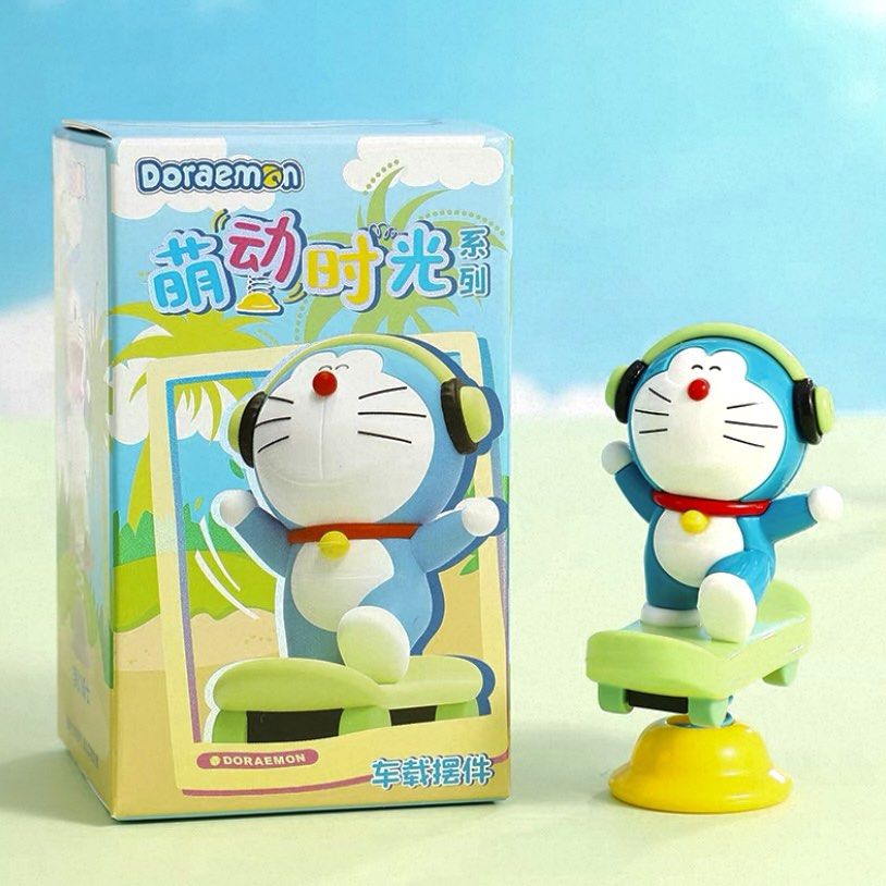 Doraemon Bouncing Spring (Category: Toy Figures) located in Singapore. Submitted by coffeeclub_ (Listing ID 1450628708, Image 2). Description: - Adorable Doraemon bouncing spring - Shakes with a gentle touch - Brand new in original packaging - Ideal for collectors - Great as a car accessory - Fun desk toy.
