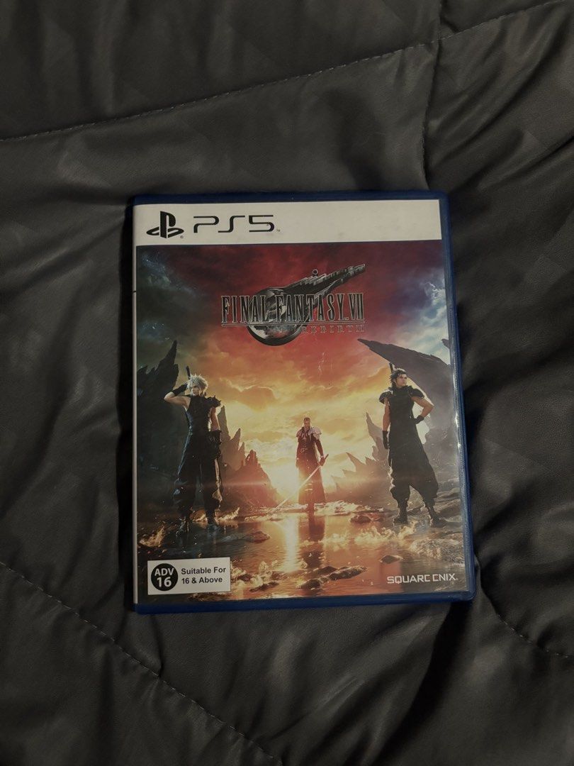 Final Fantasy VII Rebirth PS5 Game (Category: PlayStation) located in Manila. Submitted by siopauz (Listing ID 1450658554, Image 1). Description: Unused code due to PlayStation account being US region .