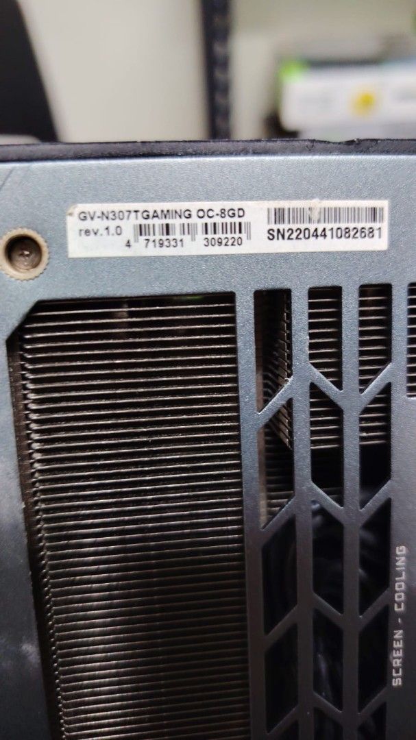 GIGABYTE GAMING OC RTX 3070TI513524716955904001