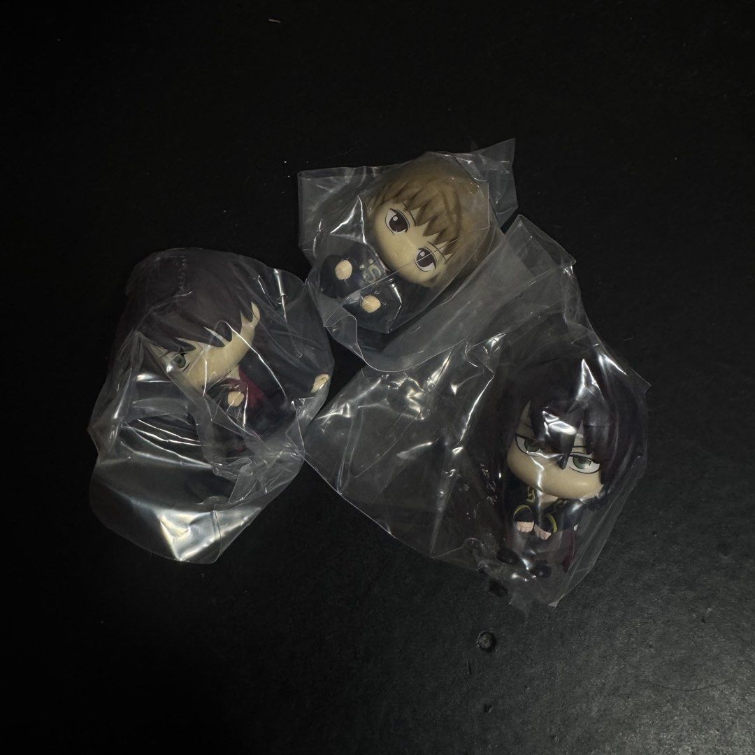 Gintama - gashapon (Category: Designer & Blind Box Toys) located in Manila. Submitted by irdkhay (Listing ID 1450652368, Image 2). Description: PHP 200 each if buying takasugi [BOTH SOLD] can trade to gintoki sealed 📍Manila on weekdays 📍Bulacan on weekends .