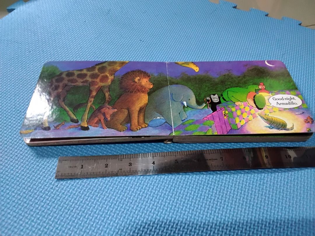 Good Night Gorilla Board Book (Category: Children's Books) located in Pasig City. Submitted by rochej (Listing ID 1450582460, Image 2). Description: - Adorable board book perfect for little ones. - Features cute animals: giraffe, lion, elephant. - Thick, durable pages designed for tiny hands. - Ideal for cozy bedtime stories. A Mischievous Bedtime Classic! Say good night to the zoo animals with Peggy Rathmann's beloved, award-winning picture book