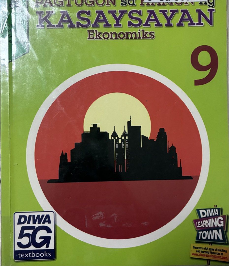 Grade 9 Ekonomiks Textbook (Category: Textbooks) located in Manila. Submitted by norahsm215 (Listing ID 1450696663, Image 1). Description: with plastic cover, used in school year 2025-2026.