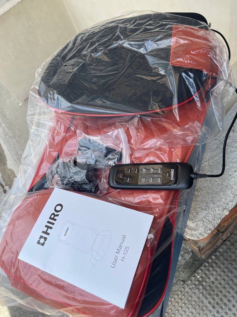 HIRO IBack Pro H-125 (Category: Massage Devices) located in Santa Rosa. Submitted by odepangilinan (Listing ID 1450535277, Image 3). Description: SRP 39K, Selling for 24K only Brand New and Never Been Used Opened for Photo purposes only.