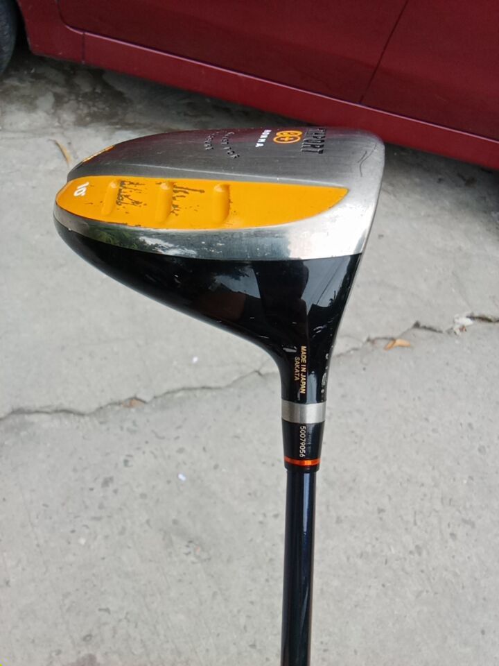 Honma Athport e+ golf driver, 10⁰ loft, Flex S (Category: Golf) located in San Pedro. Submitted by trisheljas_japansurplus (Listing ID 1450705110, Image 2). Description: 📍For Sale📍 Honma Athport e+ golf driver 10 degrees loft Flex S Honma ARMRQ shaft Athport Golf Grip location 📍 Filinvest Homesite barangay bagong silang san pedro laguna 📍.