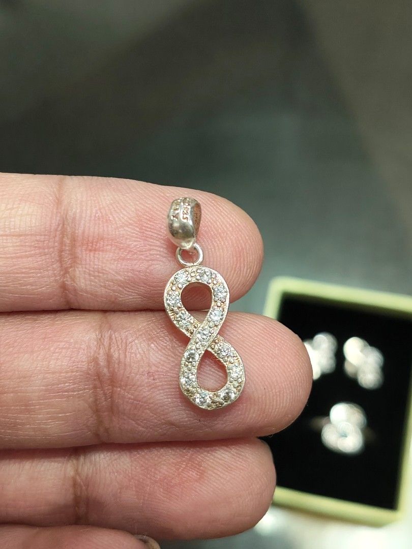 Infinity Silver Italy Set Earrings, Ring (size 7), Pendant (Category: Earrings) located in Mabalacat. Submitted by chiccharmbymitch (Listing ID 1450573115, Image 2). Description: .