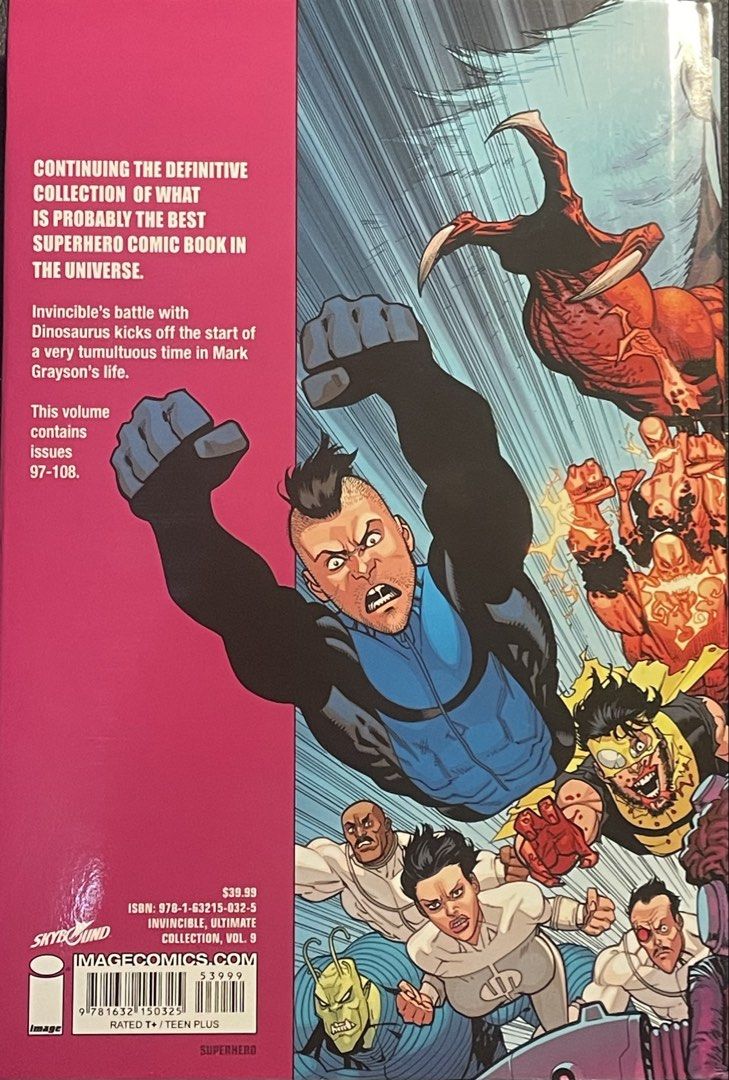 Invincible Ultimate Collection Volume 9 Hardcover (Category: Comics & Manga) located in San Juan City. Submitted by hobbydump (Listing ID 1450578946, Image 2). Description: INVINCIBLE ULTIMATE COLLECTION VOLUME 9 HARDCOVER RFS: Upgrading to Omnibus PM for shipping & negotiations!.