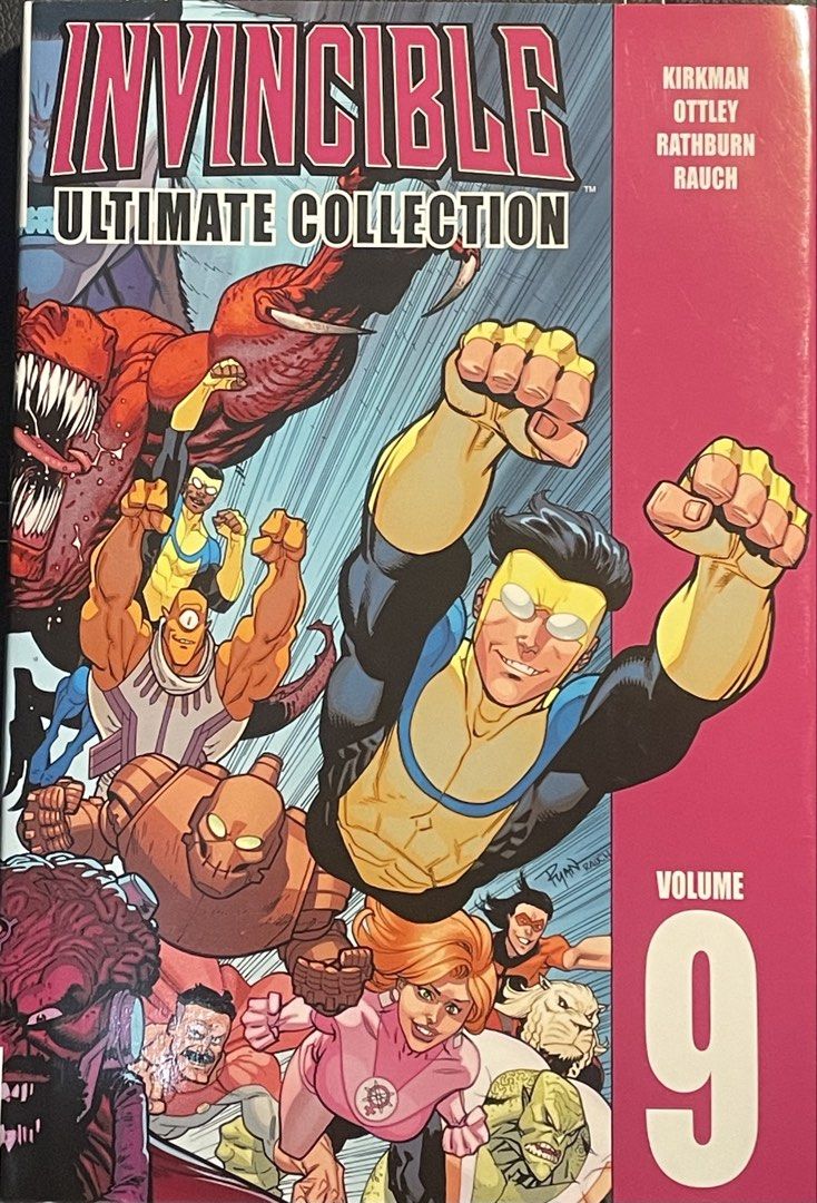 Invincible Ultimate Collection Volume 9 Hardcover (Category: Comics & Manga) located in San Juan City. Submitted by hobbydump (Listing ID 1450578946, Image 1). Description: INVINCIBLE ULTIMATE COLLECTION VOLUME 9 HARDCOVER RFS: Upgrading to Omnibus PM for shipping & negotiations!.