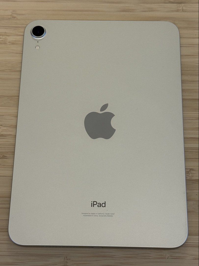 iPad mini (6th Gen) 64GB Wi-Fi (Category: iPad) located in Taguig. Submitted by myclosetdestash (Listing ID 1450530846, Image 1). Description: iPad mini (6th Gen) 64GB Wi-Fi – 100% No Scratches (Unit Only) Battery health still at 92.1% Details Model: iPad mini (6th generation) Storage: 64 GB Condition: Pristine 10/10 condition. Absolutely no scratches on screen or body. Inclusions: Unit only (no box, no charger). Reason for Selling: Seldom used /