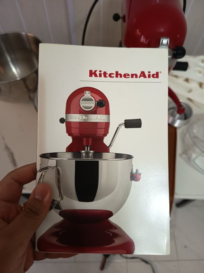 Kitchen aid professional 600 (emperor red) (Category: Cookers) located in Baguio. Submitted by UrbanFlip (Listing ID 1450731953, Image 3). Description: used once this is from USA 110v buyers expense on shipping no issues with inclusion of all attachments except for no box but can secure it on a box not in use since got my 220v kitchen aid as well shipping fee your expense FIRM PRICE kung oofer ka ng 10k ipickup mo n lng dito s bahay no box , as i
