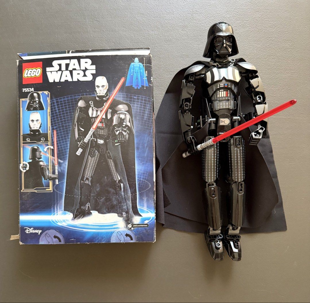 LEGO Star Wars 75534 Darth Vader Buildable Figure (Category: Lego & Building Sets) located in Pasig City. Submitted by cllnd (Listing ID 1450601263, Image 2). Description: • Original box included • Stands over 12” (32cm) tall • Built and used as display only.