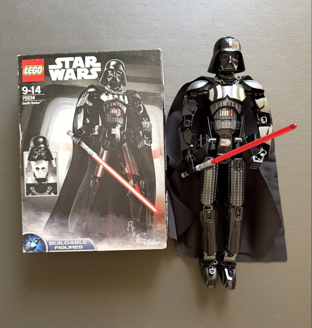 LEGO Star Wars 75534 Darth Vader Buildable Figure (Category: Lego & Building Sets) located in Pasig City. Submitted by cllnd (Listing ID 1450601263, Image 1). Description: • Original box included • Stands over 12” (32cm) tall • Built and used as display only.