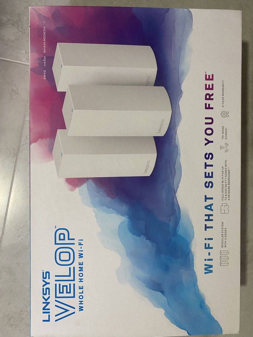 Linksys Velop Whole Home Wi-Fi System (3-Pack)