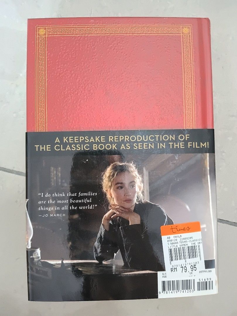 Little Women by L.M. Alcott - Movie Tie-In Edition (Category: Storybooks) located in Kuala Lumpur. Submitted by coolocean-44b842 (Listing ID 1450601431, Image 3). Description: - Original classic novel 'Little Women' by L.M. Alcott. - Keepsake reproduction edition. - Features photos from the movie adaptation. - Ideal for fans of both the book and the film..