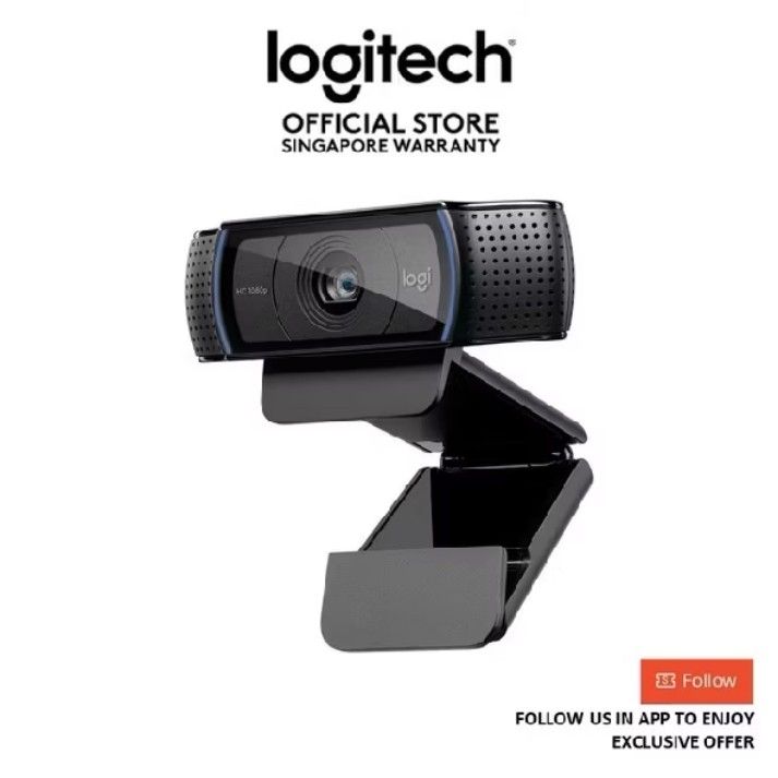 Logitech C920 HD 1080p Webcam - Official Store Singapore Warranty