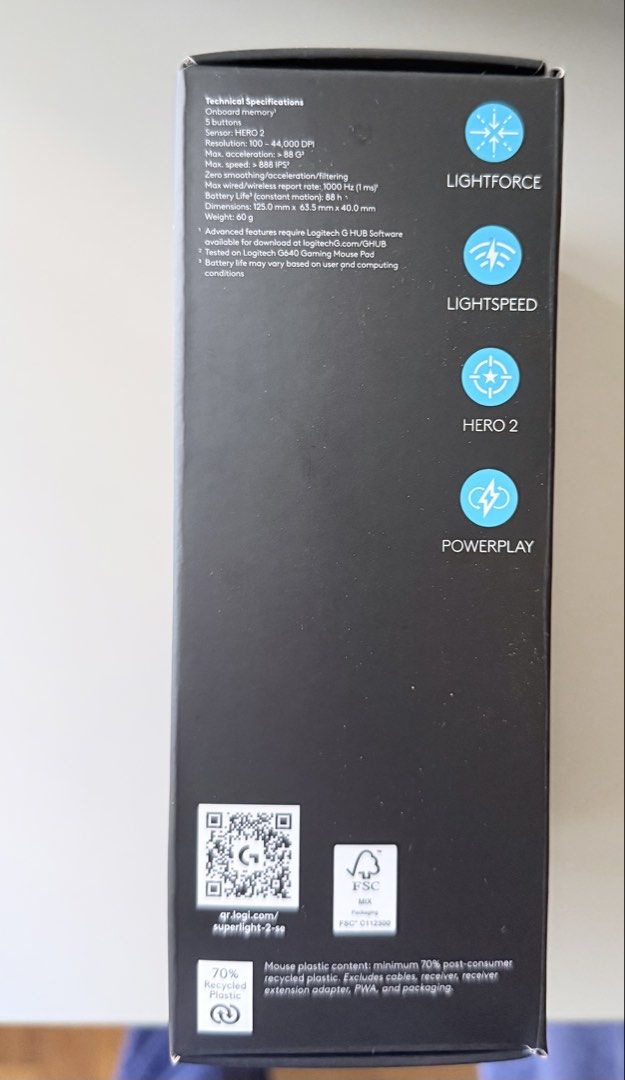 Logitech G PRO X SUPERLIGHT 2 SE Wireless Gaming Mouse513523225817917443