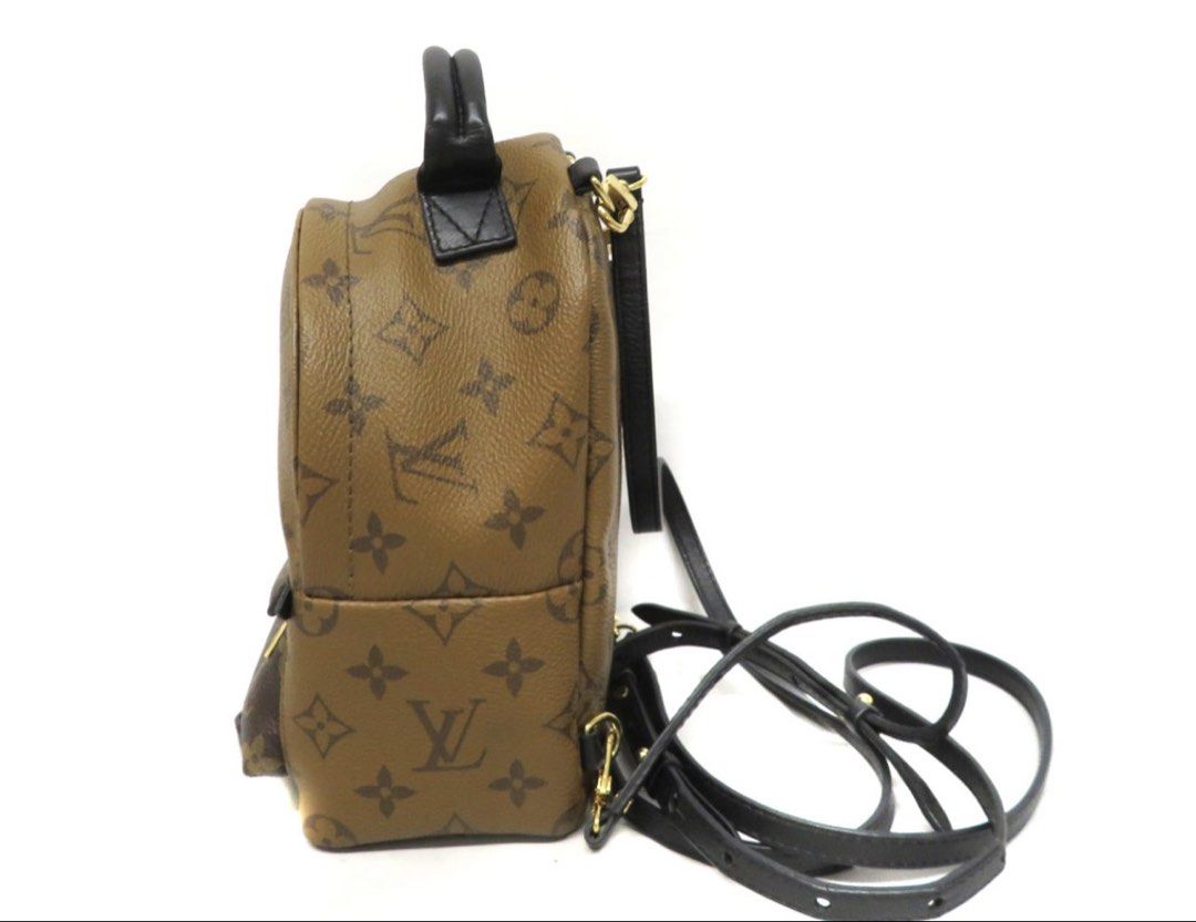 Louis VuittonPalm Springs Backpack MINI Monogram Reverse Brown Beige [Used] (Category: Luxury Bags & Wallets) located in Las Pinas. Submitted by daisuki_japan_luxury_by_reiko (Listing ID 1450565957, Image 3). Description: brand LOUIS VUITTON Model number M42411 Product Name Palm Springs Backpack MINI material (Line) Monogram Reverse specification Open pocket x 1 Exterior zippered pocket x 1 serial FL0128 size Approximately W16cm × H21cm × D9cm ac