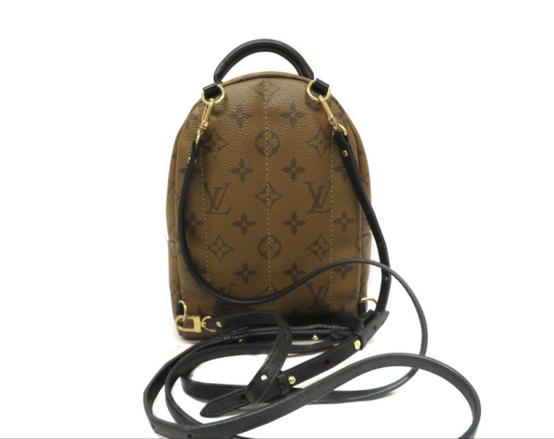 Louis VuittonPalm Springs Backpack MINI Monogram Reverse Brown Beige [Used] (Category: Luxury Bags & Wallets) located in Las Pinas. Submitted by daisuki_japan_luxury_by_reiko (Listing ID 1450565957, Image 2). Description: brand LOUIS VUITTON Model number M42411 Product Name Palm Springs Backpack MINI material (Line) Monogram Reverse specification Open pocket x 1 Exterior zippered pocket x 1 serial FL0128 size Approximately W16cm × H21cm × D9cm ac