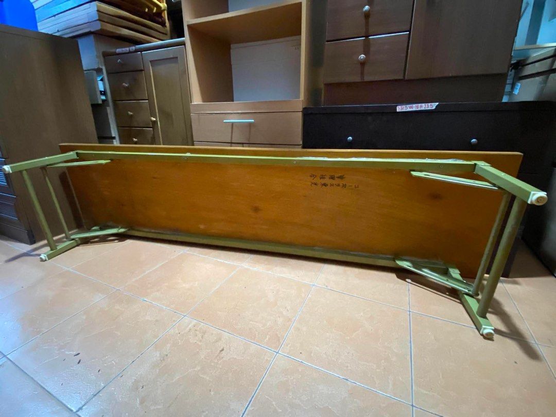 LOW TYPE LONG FOLDING TABLE‼️ (Category: Announcements) located in Manila. Submitted by nanzkie_2015 (Listing ID 1450583490, Image 3). Description: LONG FOLDING TABLE ‼️ *Low type L71 W18 H13 inches 🏷️3500.