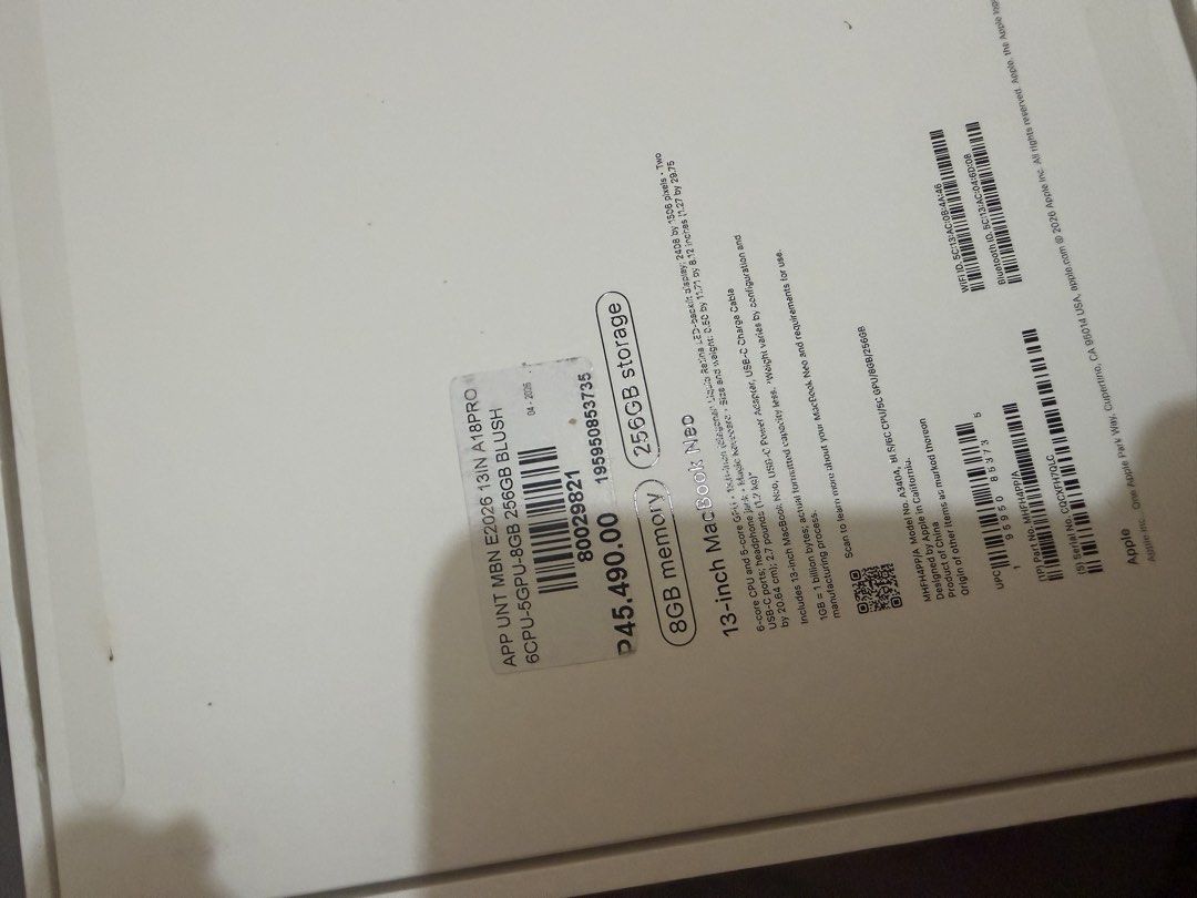 Macbook Neo Blush 256, Computers & Tech, Laptops & Notebooks on Carousell