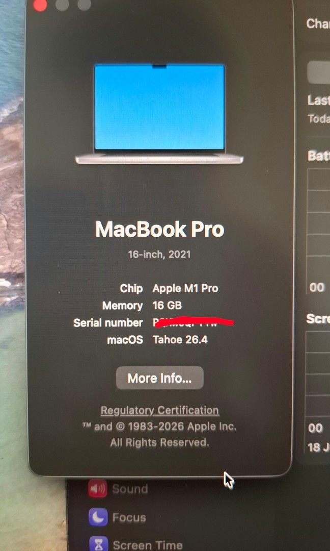 MacBook Pro M1 Pro 16 2021513941459132098563