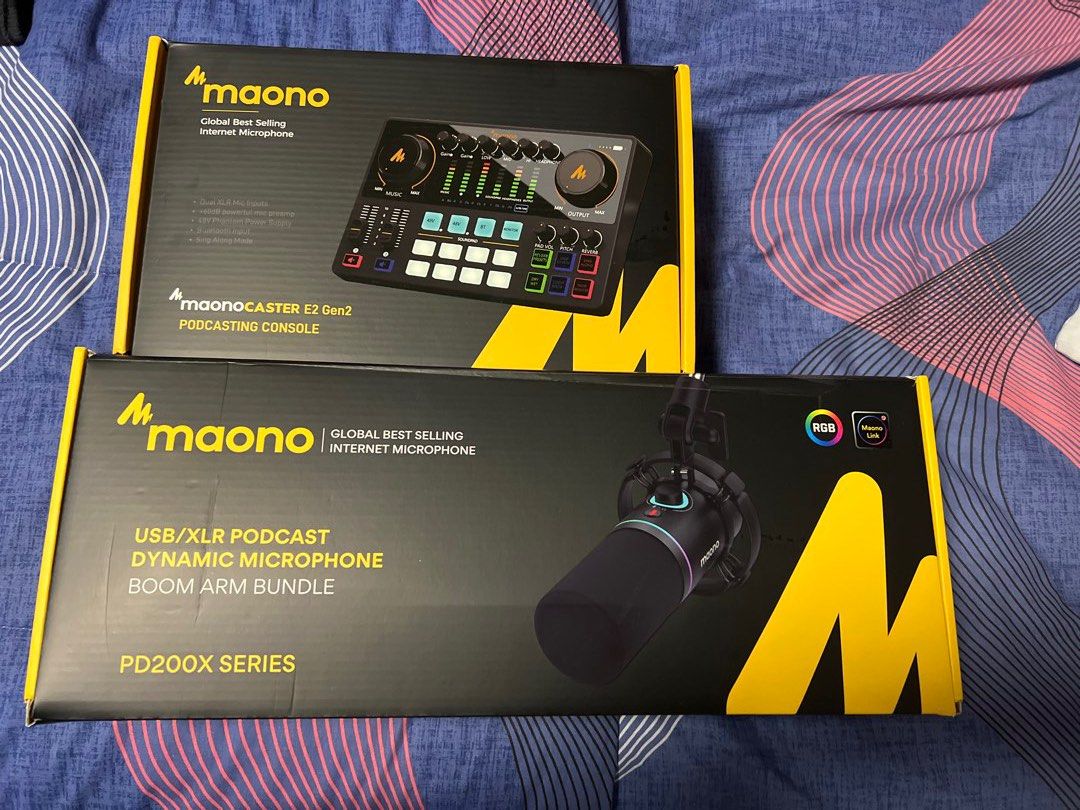 Maono PD200X Microphone & Maonocaster E2 Gen2 Console Bundle